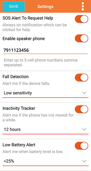 Configure Alerts Mobile